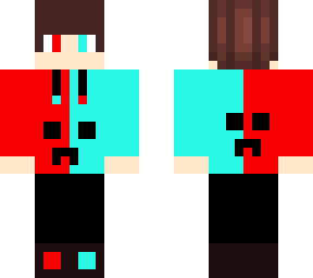 red and blue jacket