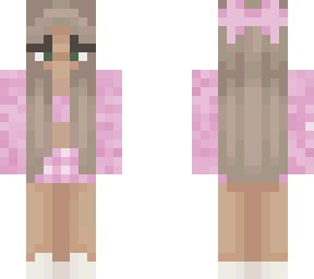 blonde pink two piece