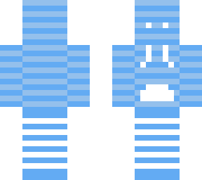 blue man