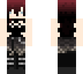 irl me red and black hair