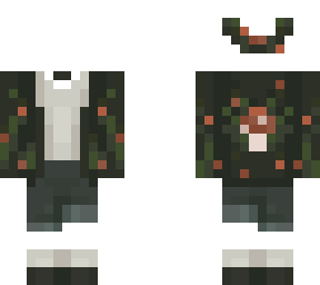 mushroom petal flower moss outfit base thing
