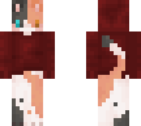 calico cat in red jacket