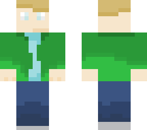 Green hoodie guy | Minecraft Skin