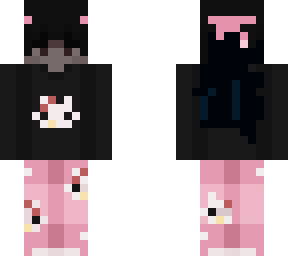hello kitty pajamas girl
