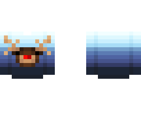 ob - winter gradient w/ reindeer sweater