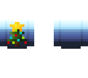 ob - winter gradient w/ xmas tree sweater