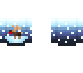 ob - winter reindeer on ice sweater