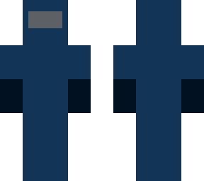 blue-black hazmat suit