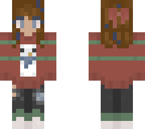 brunette christmas sweater