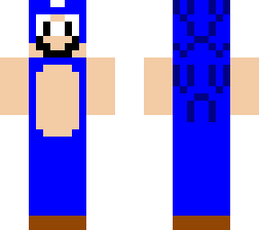 mario in a sonic suit
