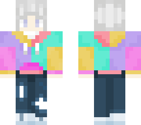 my oc in a chromia hoodie!