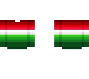 ob - red white & green sweater
