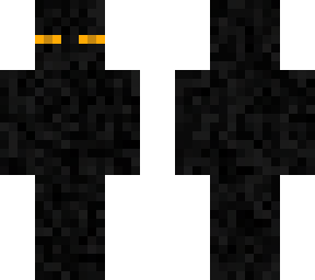 orange eyed enderman