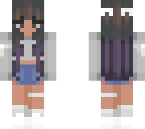 purple hair girl