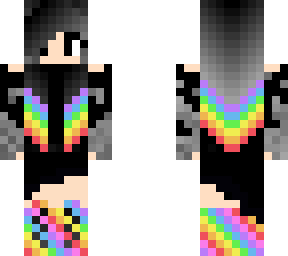 rainbow shadow girl
