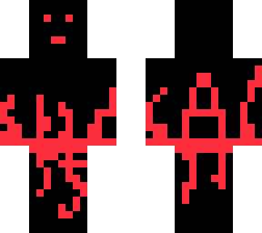 blach man with red