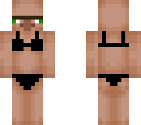 dumb villager in bikini