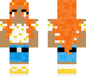 floral outftit red head