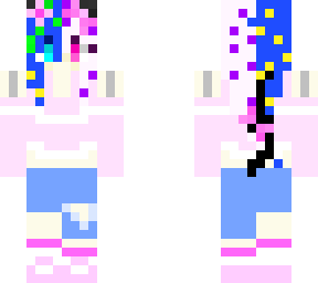 minecraft fan girl new outfit thin arm