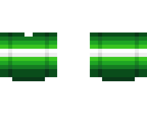 ob - green & white sweater