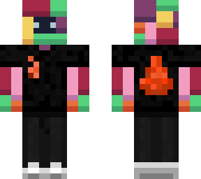color robot but he works at blaze pizza