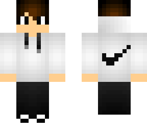 white nike hoodie kid