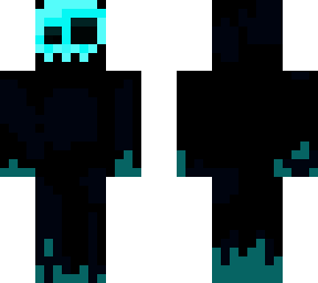 blue skull effect