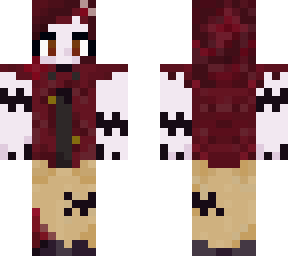 creepy red head girl skin for bestie
