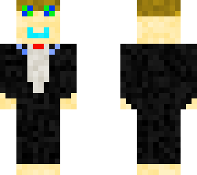 my skin in a suit and tie