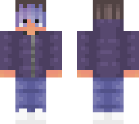 purple coat