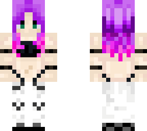 purple hair girl
