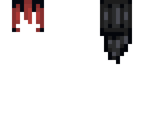red bangs with black hair zarisfire17