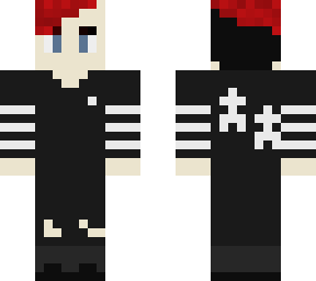 red white