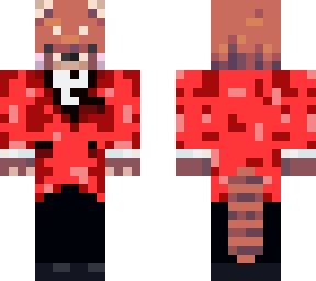 aminalons red panda in a red tuxedo (go check out theirs not mine)