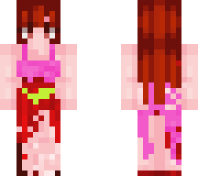 Asian beach girl | Minecraft Skin