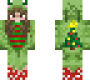 christmas girl frog onezie
