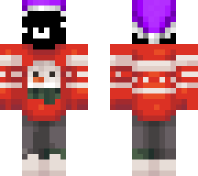 purple christmas skin