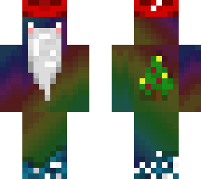 santa rainbow guy