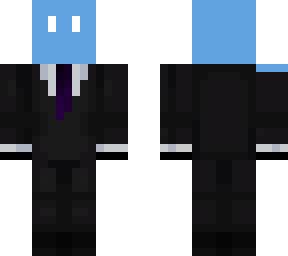 sky man in a suit