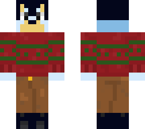 bandit in sweater