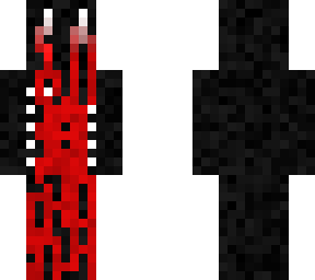 blood devil smile | Minecraft Skin