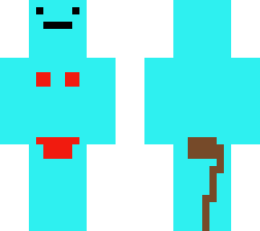 cyan man