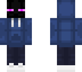 enderman with blue hoodie *darker*
