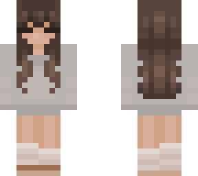 . brunette warm winter