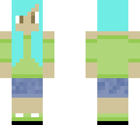 blue girl