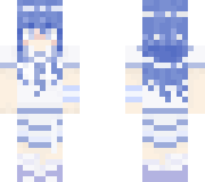 blue hair girl