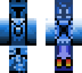 blue icy hero