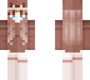 edited skin, blue eyes