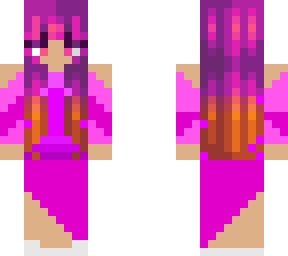 girl in purple dress
