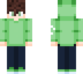 guy  in green hoodie